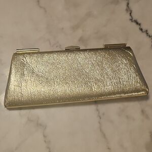 Vintage Metallic Gold Clutch